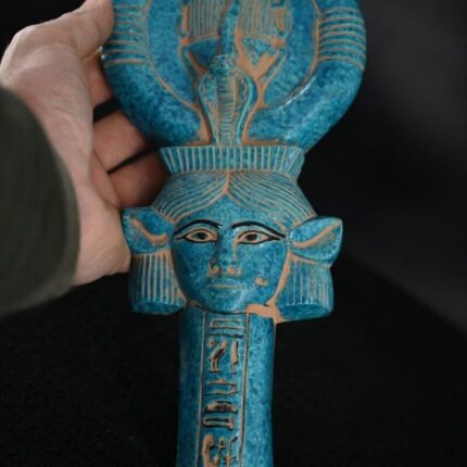 Hathor Mask: Egyptian Goddess Sculpture, Ancient Deities