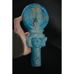 Hathor Mask: Egyptian Goddess Sculpture, Ancient Deities - صورة إضافية 4