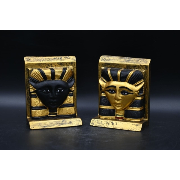 Hathor Mask Statue: Egyptian Goddess Sculpture