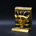 Hathor Mask Statue: Egyptian Goddess Sculpture - صورة إضافية 5