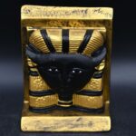 Hathor Mask Statue: Egyptian Goddess Sculpture - صورة إضافية 7