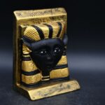 Hathor Mask Statue: Egyptian Goddess Sculpture - صورة إضافية 8