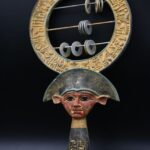 Hathor Sistrum: Egyptian Religious Instrument Replica - صورة إضافية 3