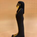 Hathor Statue: Vintage Egyptian Goddess Idol, Stone - صورة إضافية 3