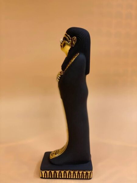 Hathor Statue: Vintage Egyptian Goddess Idol, Stone - صورة إضافية 3