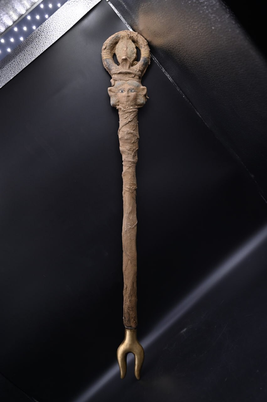 Hathor Was Scepter, Egyptian Antiquity Symbol, Made in Egypt