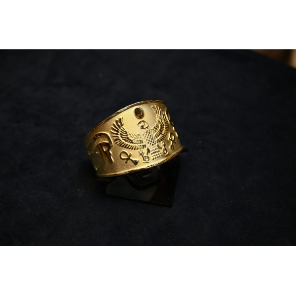 Horus Falcon Bracelet,god of protection and peace silver made / replica-Egyptian antiques Mythology-Antiquities-Egyptian Jewelry
