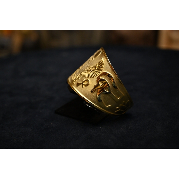 Horus Falcon Bracelet,god of protection and peace silver made / replica-Egyptian antiques Mythology-Antiquities-Egyptian Jewelry - صورة إضافية 5