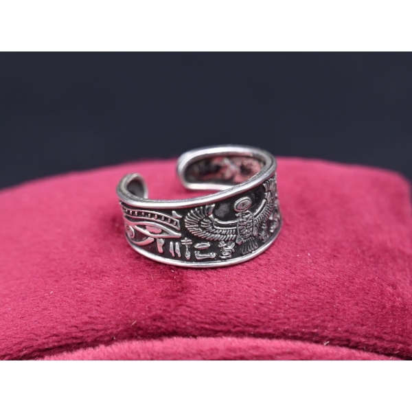 Horus ring-amazing Ring the symbol of good luck-good life-ancient Egyptian ornament-mythology
