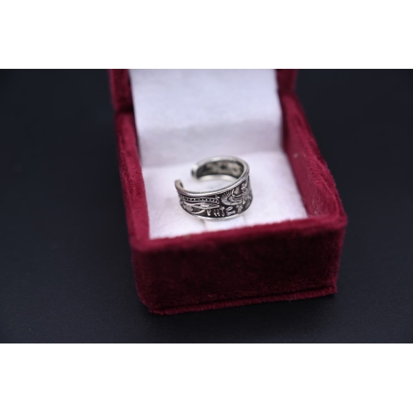 Horus ring-amazing Ring the symbol of good luck-good life-ancient Egyptian ornament-mythology