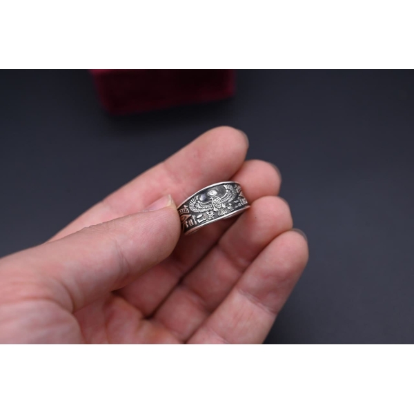 Horus ring-amazing Ring the symbol of good luck-good life-ancient Egyptian ornament-mythology