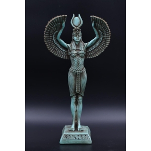 Isis Winged Statue - Egyptian Goddess of Love,protection,the Sacred Mother Goddess,Magic and Spiritual Energy- Stone made in Egypt