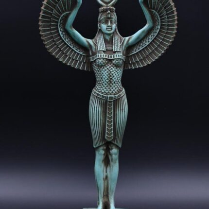 Isis Winged Statue - Egyptian Goddess of Love,protection,the Sacred Mother Goddess,Magic and Spiritual Energy- Stone made in Egypt