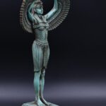 Isis Winged Statue - Egyptian Goddess of Love,protection,the Sacred Mother Goddess,Magic and Spiritual Energy- Stone made in Egypt - صورة إضافية 2