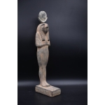 Khonsu- the moon god in ancient Egyptian religion-antiques Egyptian-Egyptian mythology-Black Land god -sculpture - صورة إضافية 3