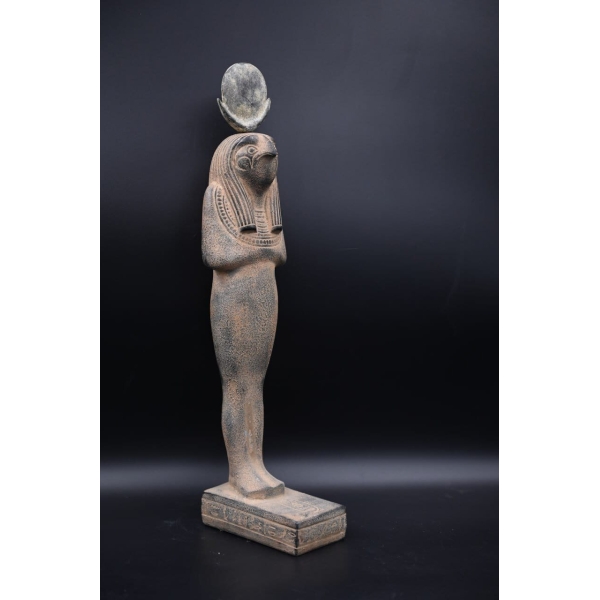 Khonsu- the moon god in ancient Egyptian religion-antiques Egyptian-Egyptian mythology-Black Land god -sculpture - صورة إضافية 3