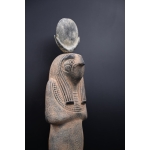 Khonsu- the moon god in ancient Egyptian religion-antiques Egyptian-Egyptian mythology-Black Land god -sculpture - صورة إضافية 5