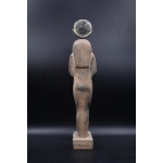 Khonsu- the moon god in ancient Egyptian religion-antiques Egyptian-Egyptian mythology-Black Land god -sculpture - صورة إضافية 7