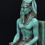 King Khafre Statue: Egyptian Pharaoh Sculpture - صورة إضافية 3