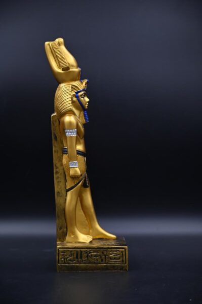 King Ramses II Statue | Gilded Egyptian Pharaoh Replica - صورة إضافية 2