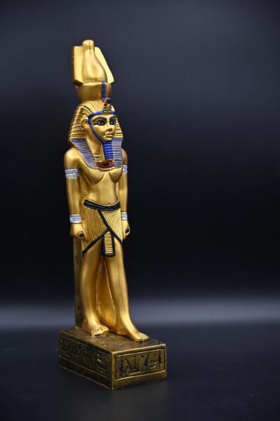 King Ramses II Statue | Gilded Egyptian Pharaoh Replica - صورة إضافية 3