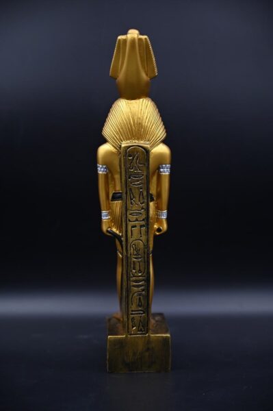 King Ramses II Statue | Gilded Egyptian Pharaoh Replica - صورة إضافية 4