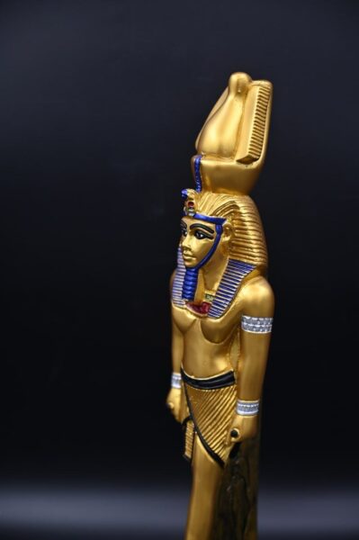 King Ramses II Statue | Gilded Egyptian Pharaoh Replica - صورة إضافية 7