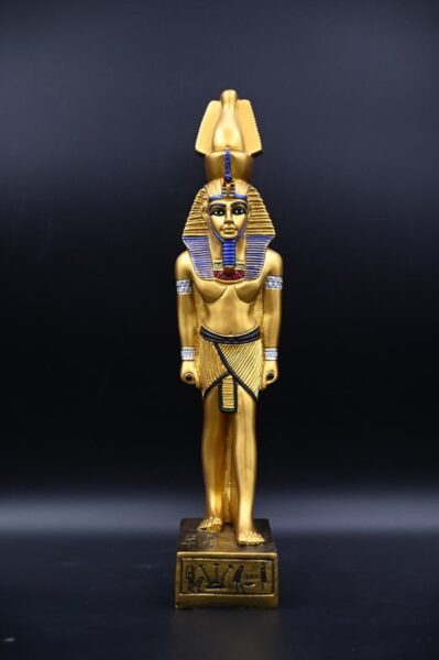 King Ramses II Statue | Gilded Egyptian Pharaoh Replica - صورة إضافية 9