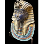 King Tutankhamun Mask Wall Sculpture – Handcrafted Egyptian Decor
