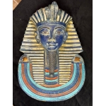 King Tutankhamun Mask Wall Sculpture – Handcrafted Egyptian Decor