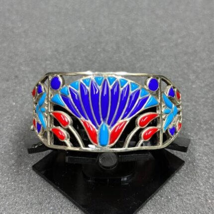 Lapis Lazuli Lotus Bracelet: Egyptian Antique Replica