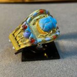 Lapis Lazuli Scarab Bracelet - Egyptian Antique Replica - صورة إضافية 3