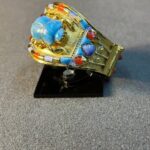 Lapis Lazuli Scarab Bracelet - Egyptian Antique Replica - صورة إضافية 5