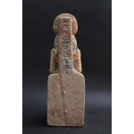 Limestone Khepri Statue: Egyptian Scarab God Sculpture