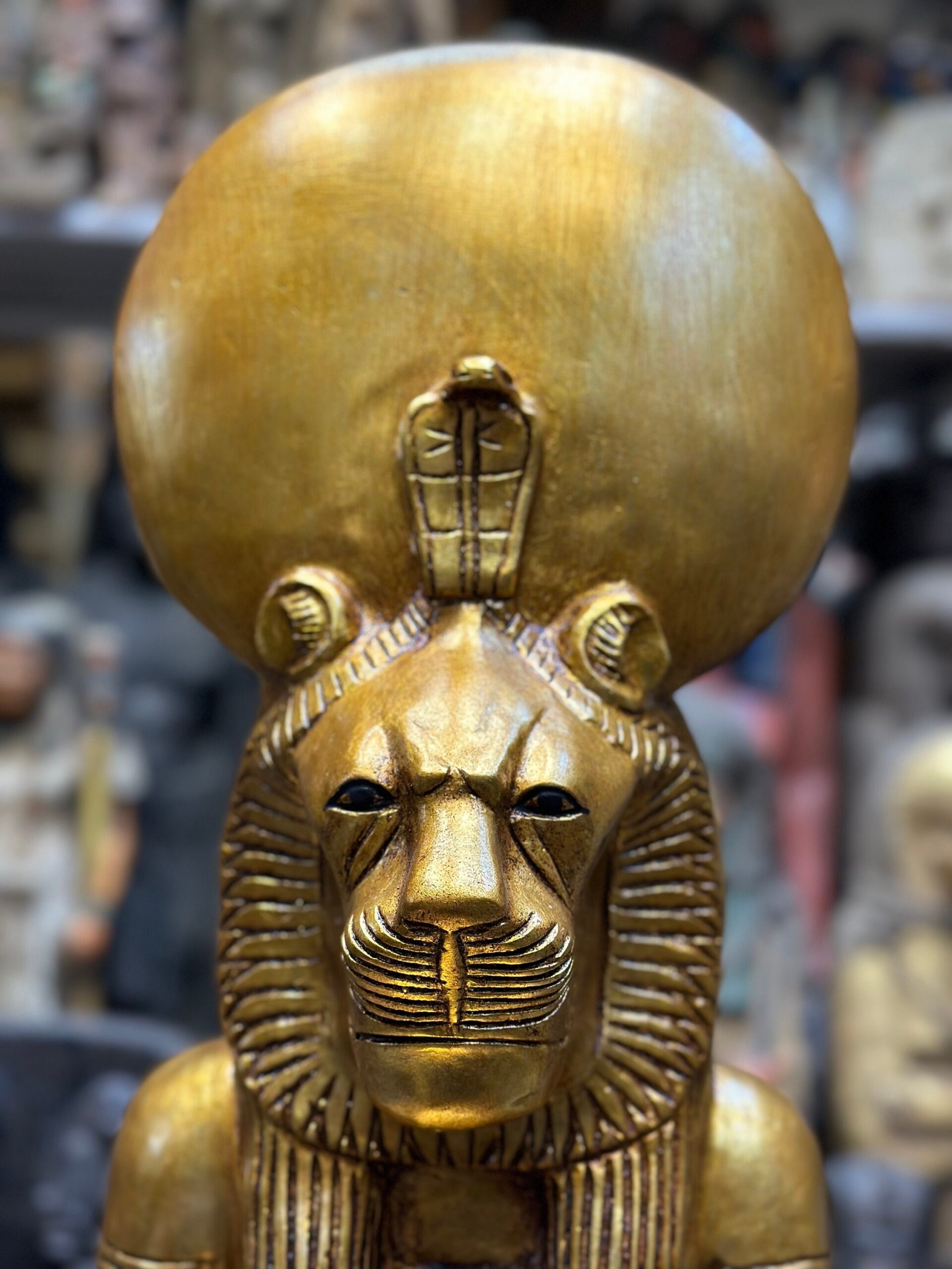 Marvellous sekhmet staute Red granite-goddess -Force-War,Pestilence,Desert Egyptian antiques-deities-mythology-sculpture gods