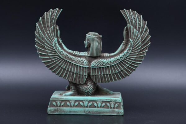 Marvelous Isis Winged Statue - Egyptian Goddess of Love,protection,Magic,Spiritual Energy & She Is The Sacred Mother in Egyptian Mythology - صورة إضافية 6
