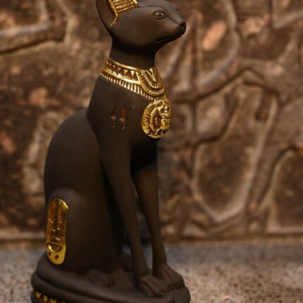 Masterpiece goddess Bastet statue, goddess of the home, domesticity, women's secrets, cats and childbirth. - صورة إضافية 2
