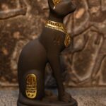 Masterpiece goddess Bastet statue, goddess of the home, domesticity, women's secrets, cats and childbirth. - صورة إضافية 5