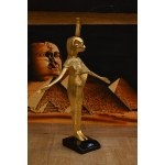 Nefthys Statue, Egyptian Goddess Sculpture, Hand-Painted Stone - صورة إضافية 3