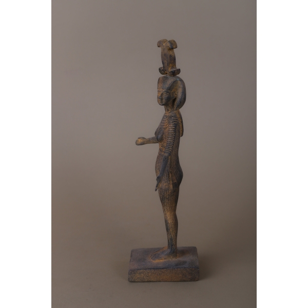 Neith-Egyptian goddess of war-weaving-a creator -protection-Egyptian antique handcraftc statue-mythololgy-archeology-Egyptian sculpture-
