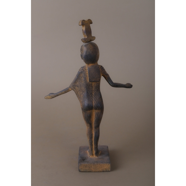 Neith-Egyptian goddess of war-weaving-a creator -protection-Egyptian antique handcraftc statue-mythololgy-archeology-Egyptian sculpture-