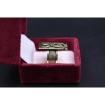 Oxidized Copper Ankh Ring: Ancient Egyptian Key of Life Symbol