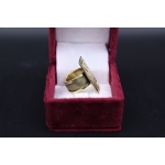 Oxidized Copper Ankh Ring: Ancient Egyptian Key of Life Symbol