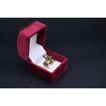 Oxidized Copper Ankh Ring: Egyptian Key of Life Symbol