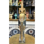 Pretty statue of Nefertem-God of healing-beauty-perfumes during the ancient Egypt-antiques-deities-Egyptian mythology-sculpture.