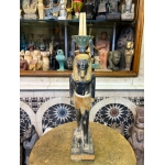 Pretty statue of Nefertem-God of healing-beauty-perfumes during the ancient Egypt-antiques-deities-Egyptian mythology-sculpture.