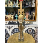 Pretty statue of Nefertem-God of healing-beauty-perfumes during the ancient Egypt-antiques-deities-Egyptian mythology-sculpture.