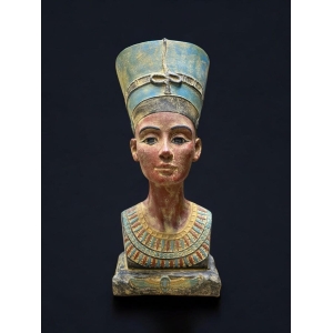 Queen Nefertiti Bust Statue – 30cm Egyptian Replica, Stone Finish Decor