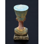 Queen Nefertiti Bust Statue – 30cm Egyptian Replica, Stone Finish Decor - صورة إضافية 2