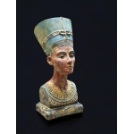 Queen Nefertiti Bust Statue – 30cm Egyptian Replica, Stone Finish Decor - صورة إضافية 5